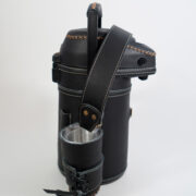 Termo Inox 1.9 Forrado Completo En Cuero Negro Napa