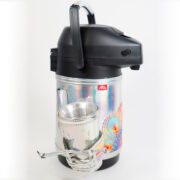 Termo Inox 1.9 En Simil Cuero Galactico Con Faja Y Ñanduti