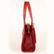 Cartera Kiki En Cuero Rojo