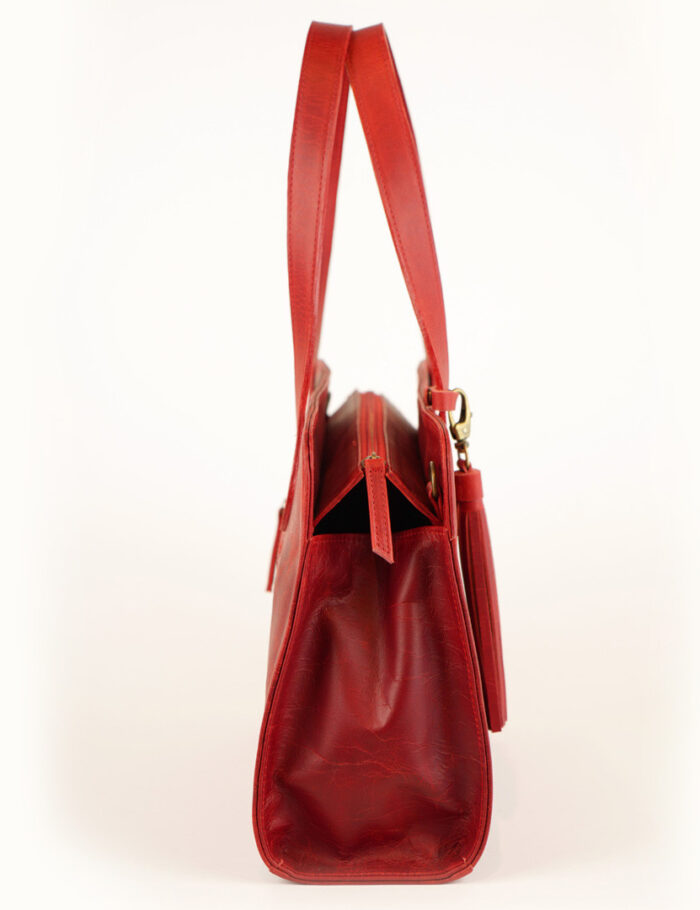 Cartera Kiki En Cuero Rojo Cartera Kiki En Cuero Rojo