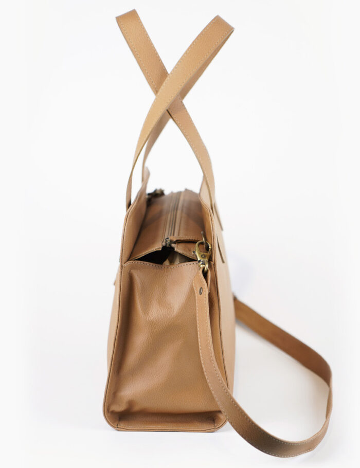 Cartera Kiki De Cuero Marron Japones Claro Cartera Kiki De Cuero Marron Japones Claro