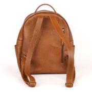 Mochila Mapiz En Cuero Marron Suela Graneado