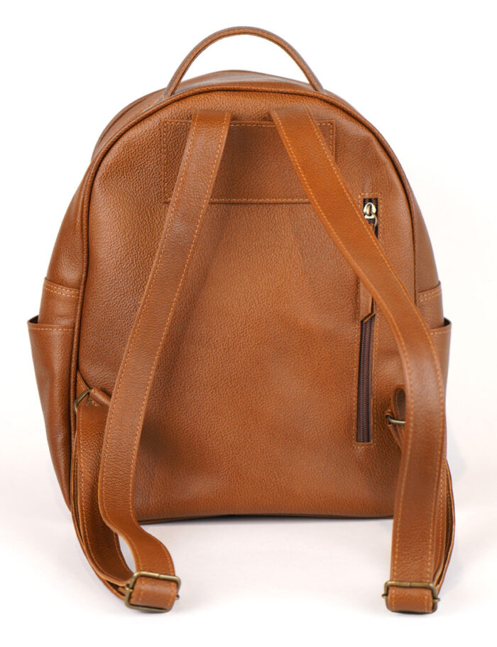 Mochila Mapiz En Cuero Marron Suela Graneado Mochila Mapiz En Cuero Marron Suela Graneado