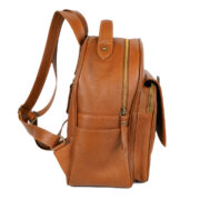 Mochila Mapiz En Cuero Marron Suela Graneado