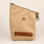 Yerbera De Cuero Con Cierre Color Marron Suela Combinado Con marron Cafe